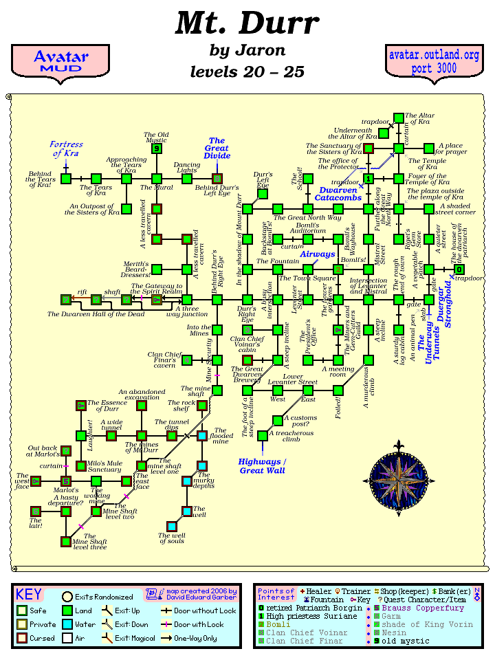 Avatar MUD Area Map - Mt. Durr.GIF